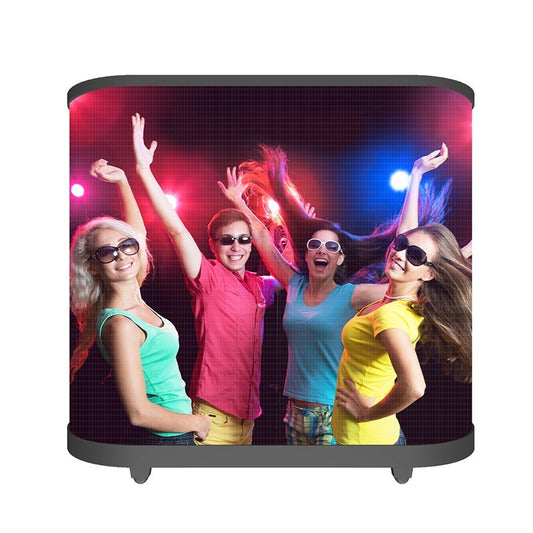 Curved LED DJ Booth