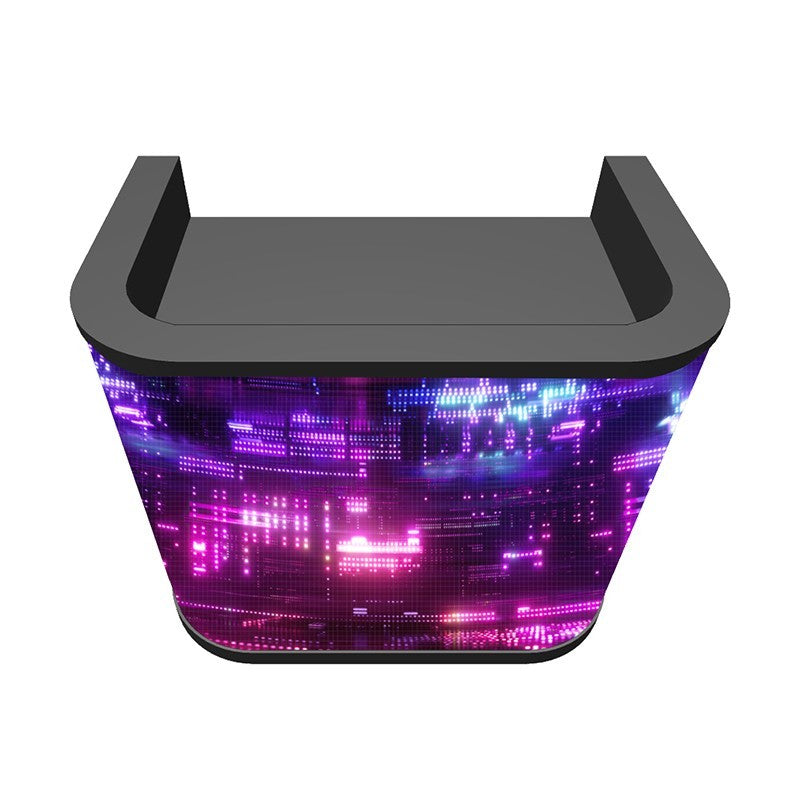 Curved LED DJ Booth