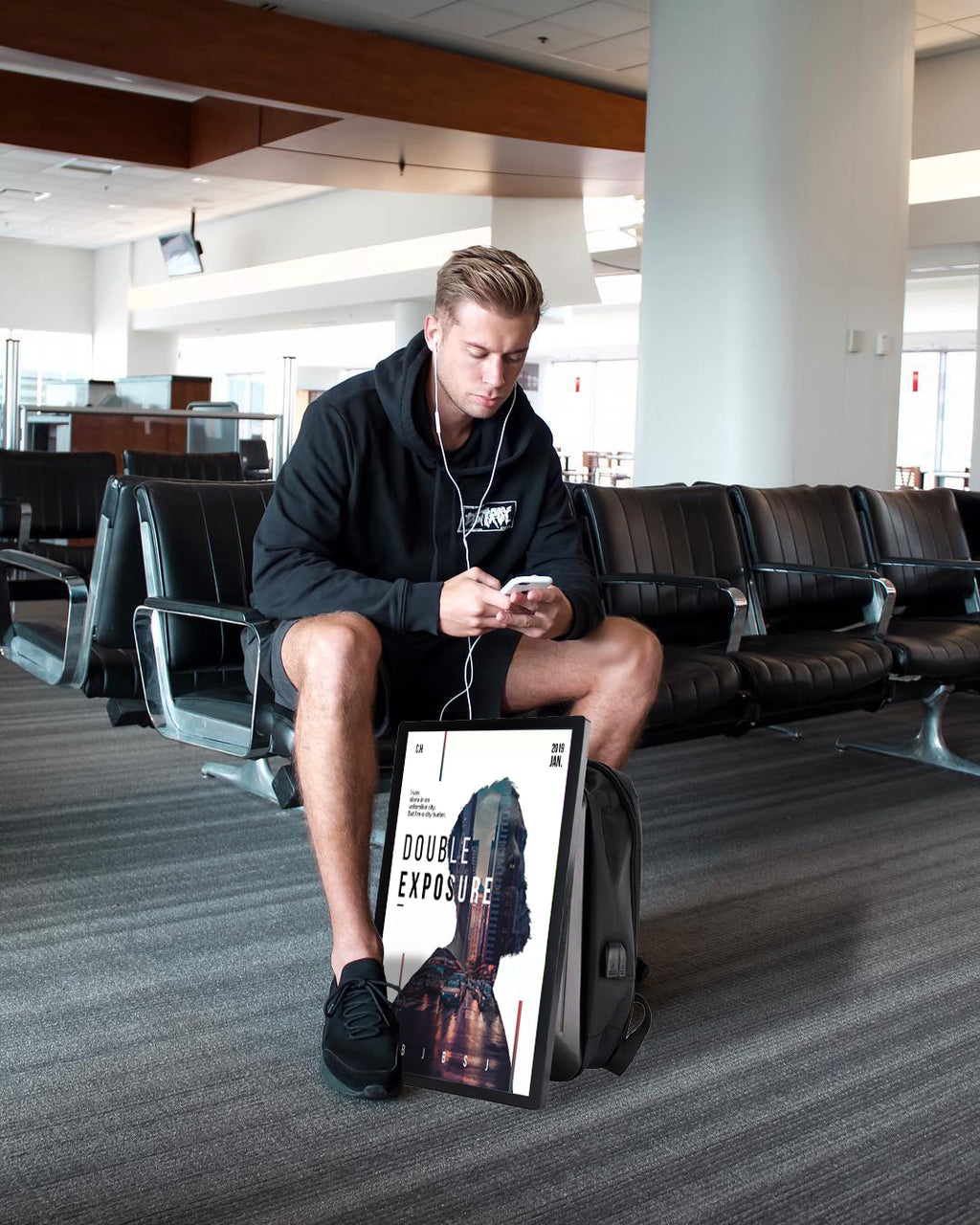 Backpack LCD display