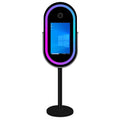 Oval 21.5 inch mirror booth