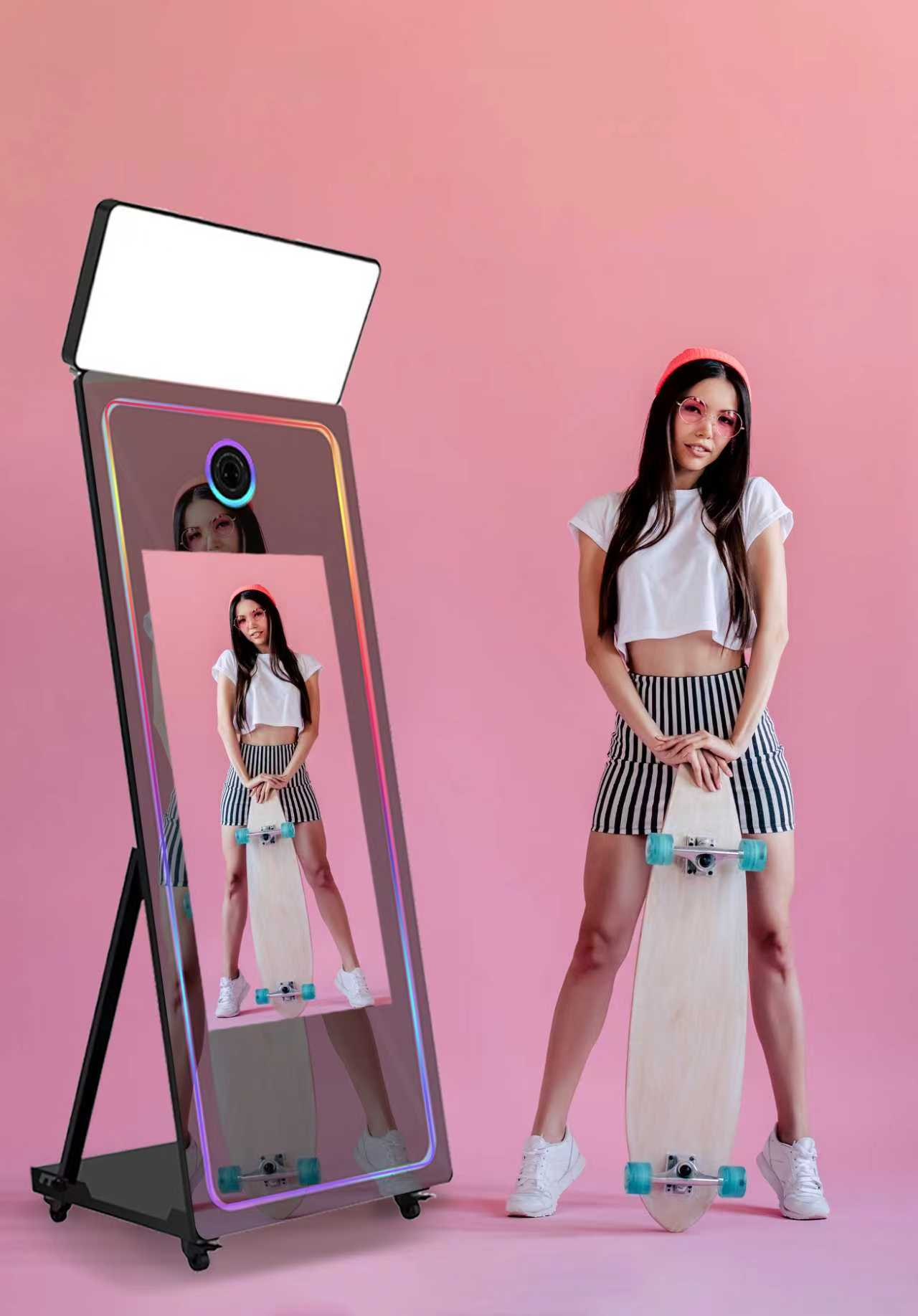 70 inch mirror booth