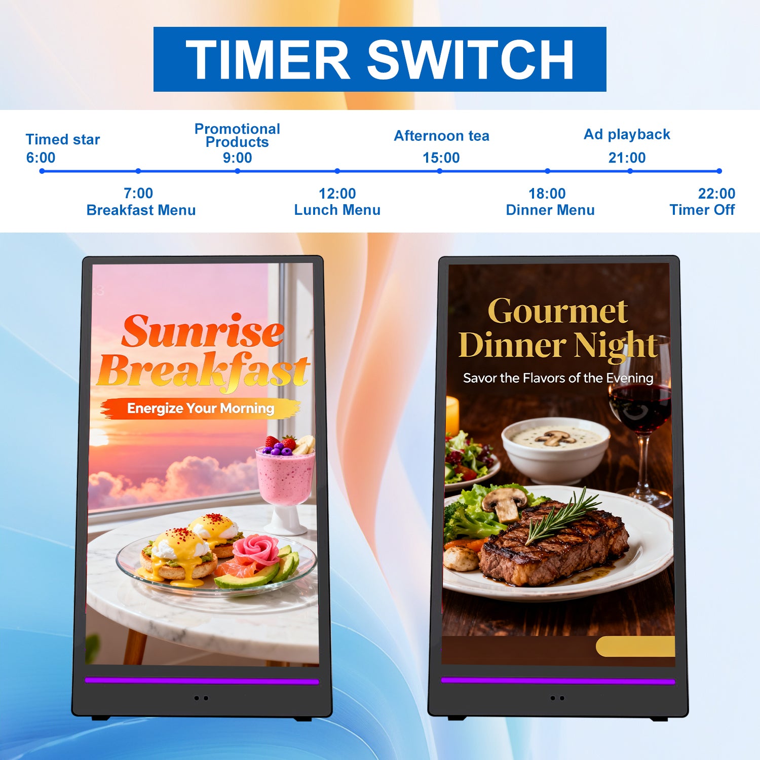 Outdoor batterylcd poster screen