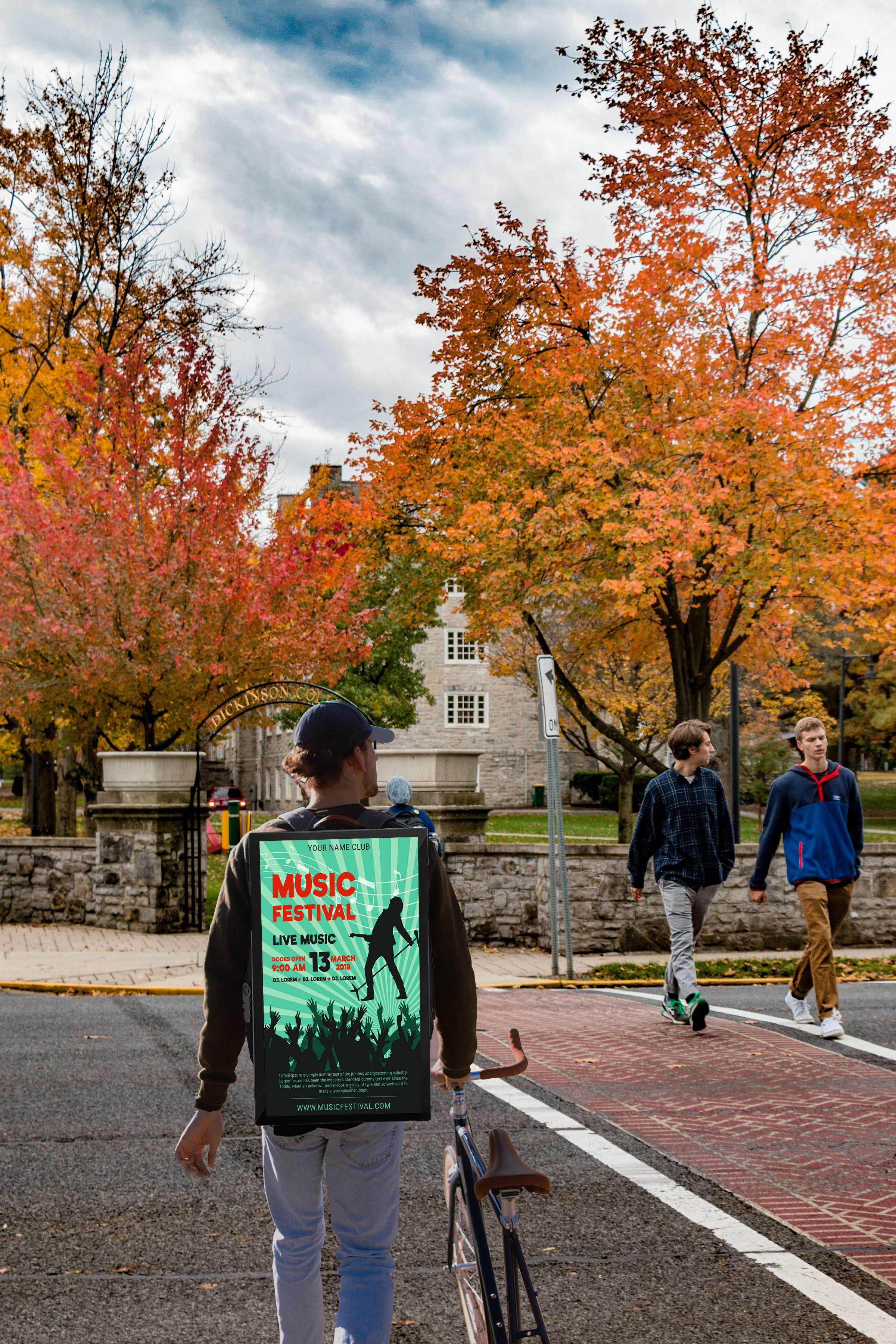 Backpack LCD display