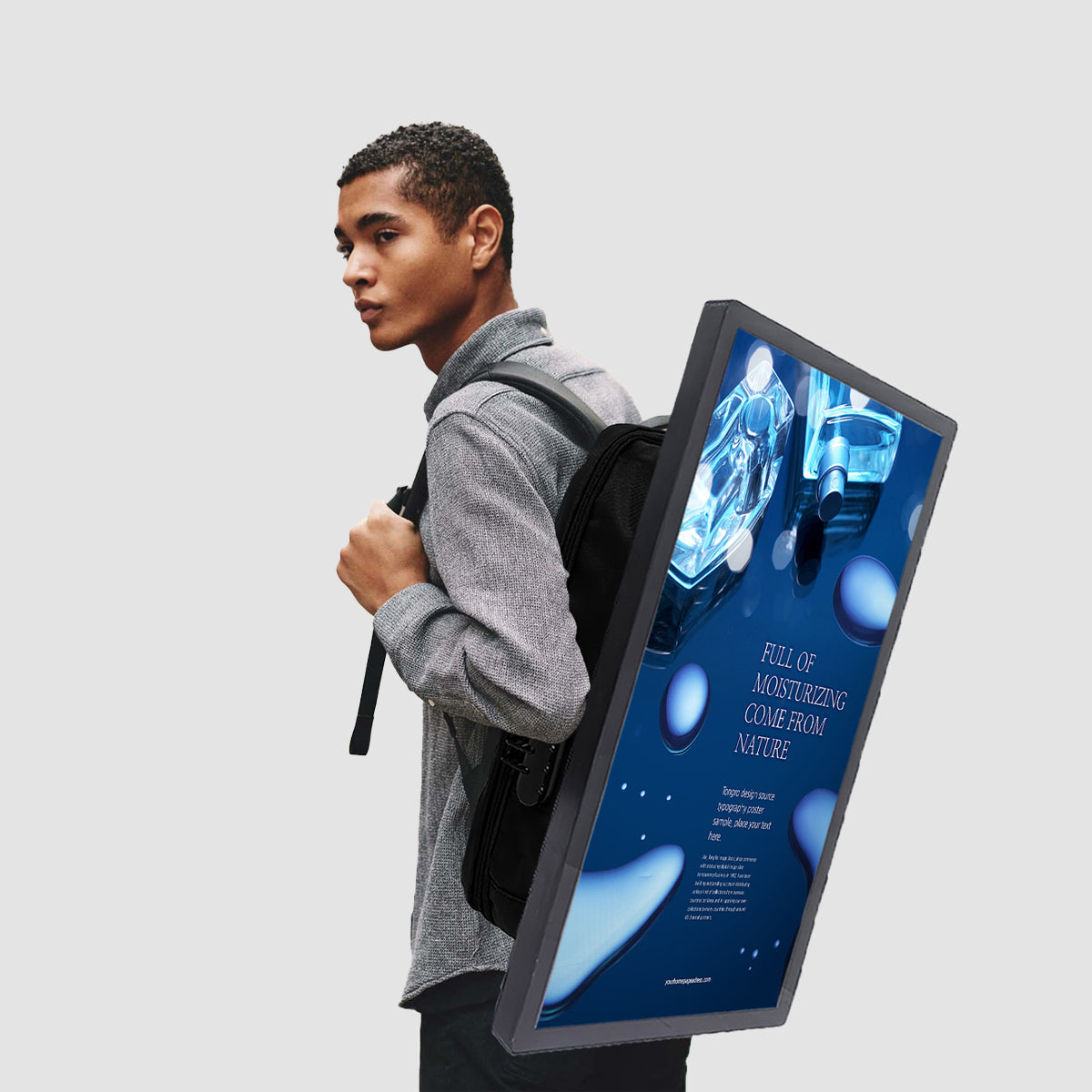 Backpack LCD display