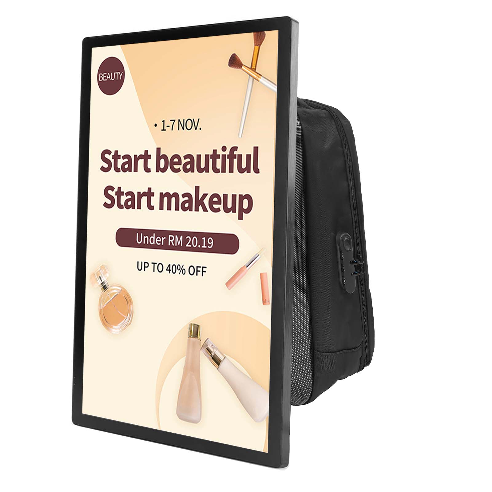 Backpack LCD display