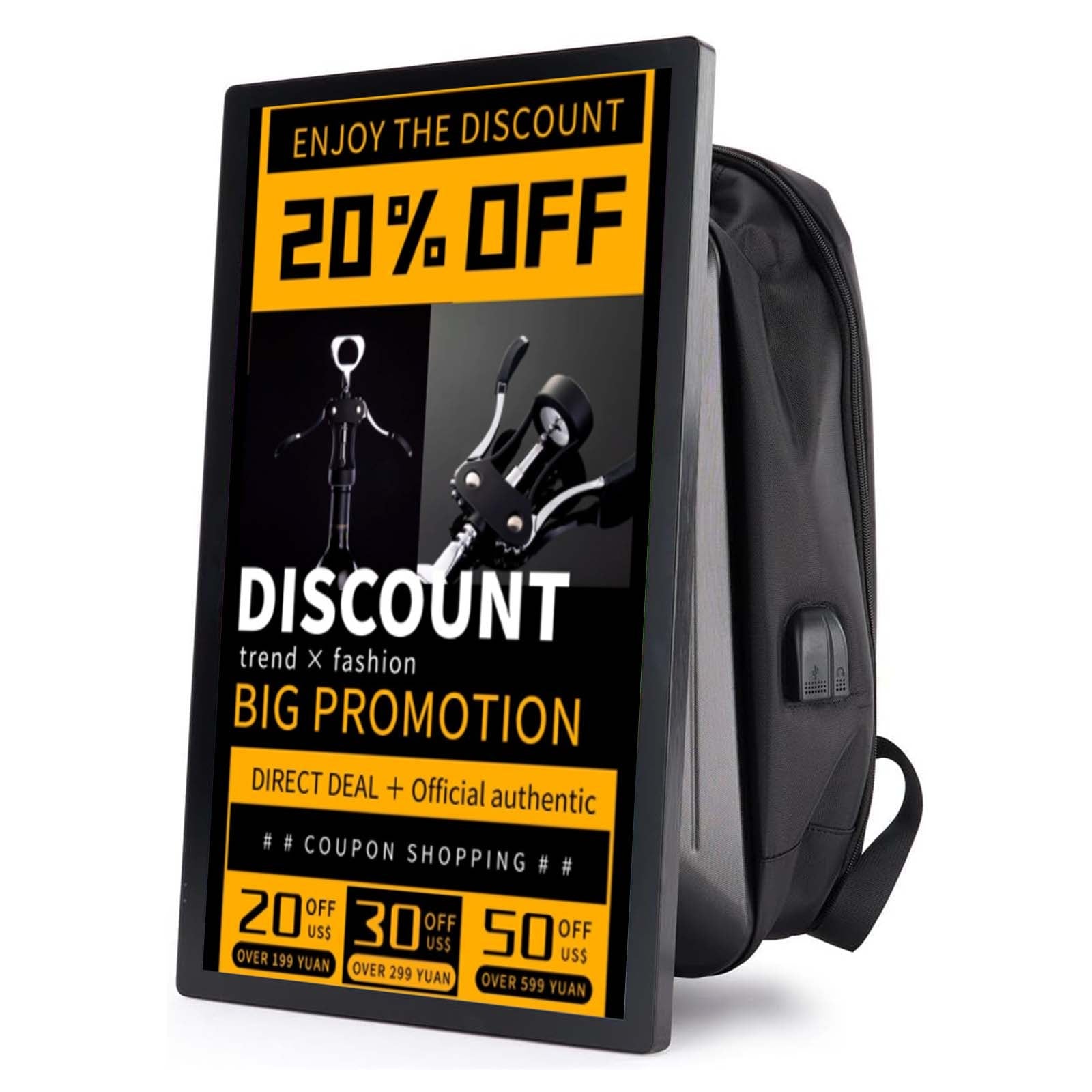 Backpack LCD display