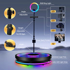 Infinity led glass360 photo booth