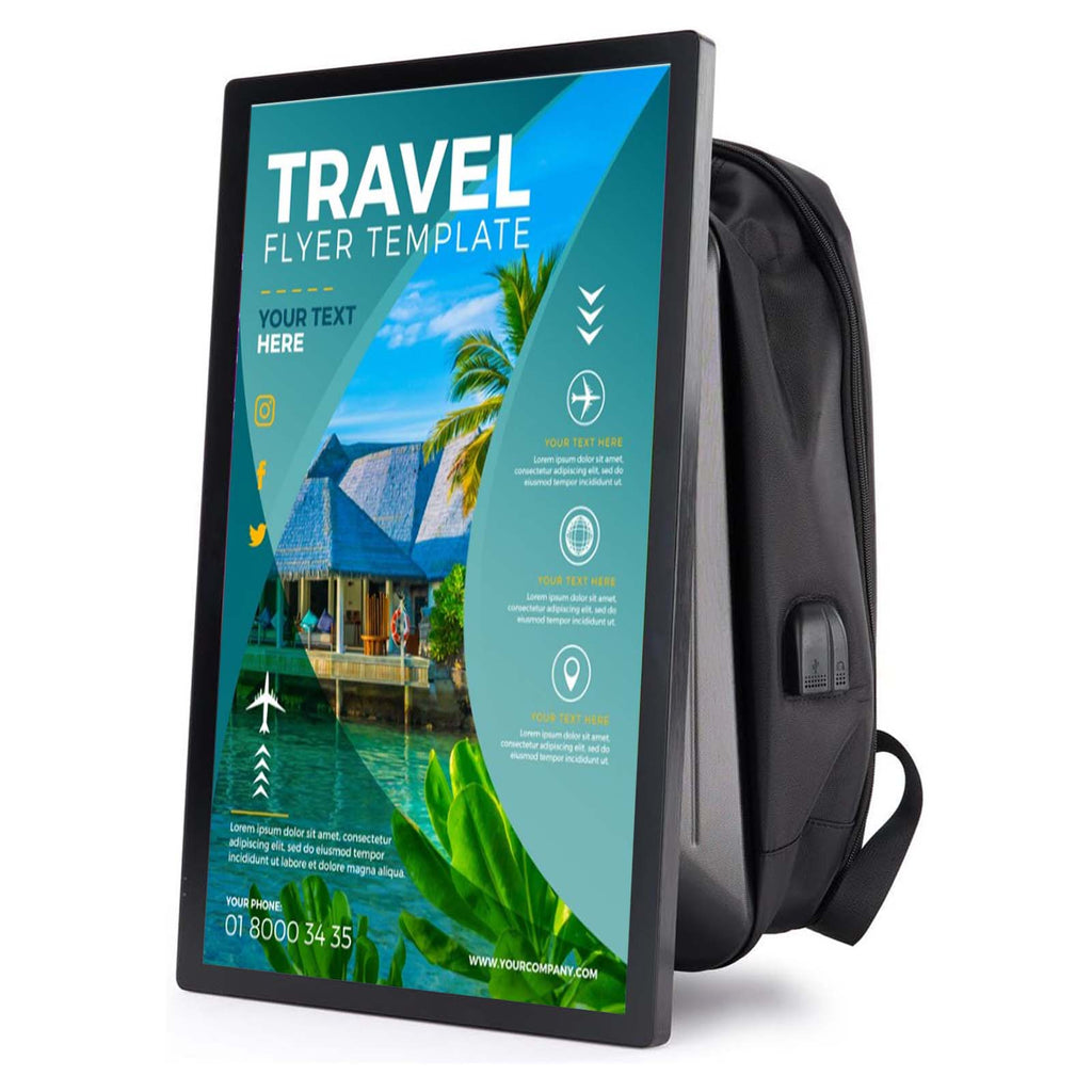 Backpack LCD display
