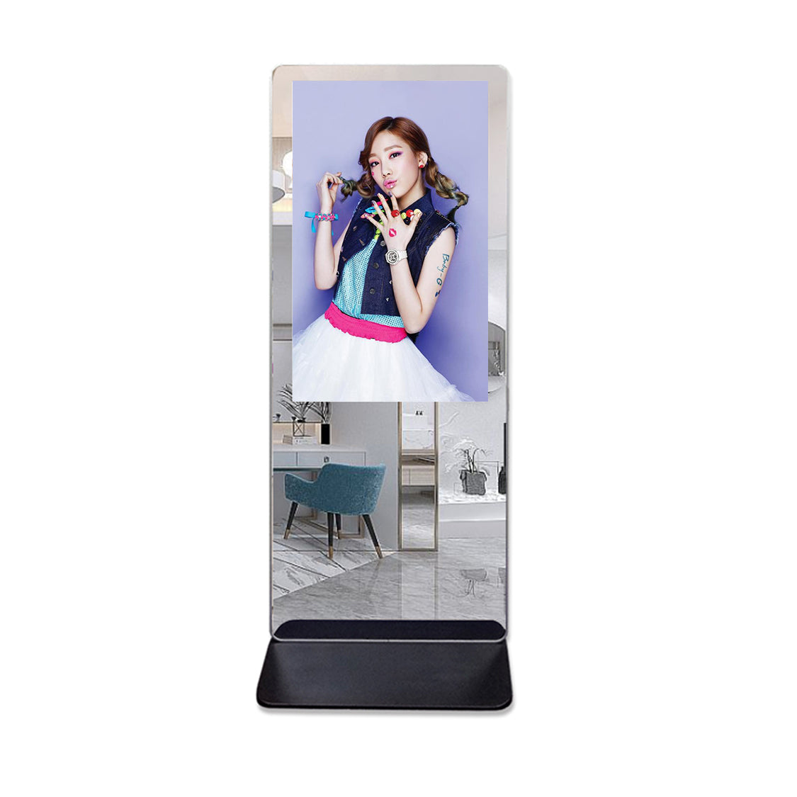 Floor standingmirror display