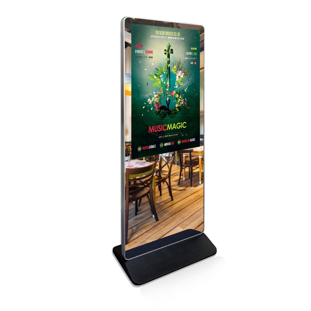Floor standingmirror display